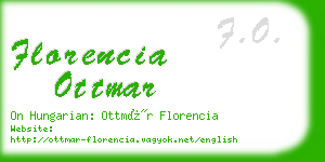 florencia ottmar business card